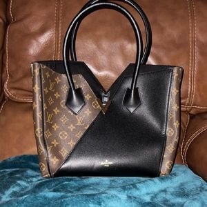 Louis Vuitton kimono handbag monogram canvas and leather MM